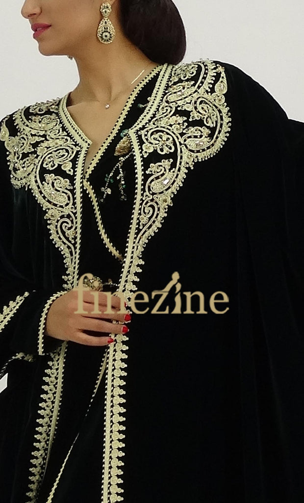 Abaya -  fil d'or